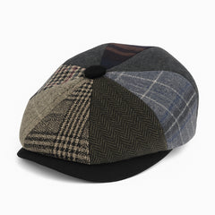 Casquette gavroche patchwork CALLUM
