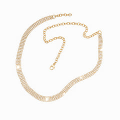 Ceinture strass façon diamant