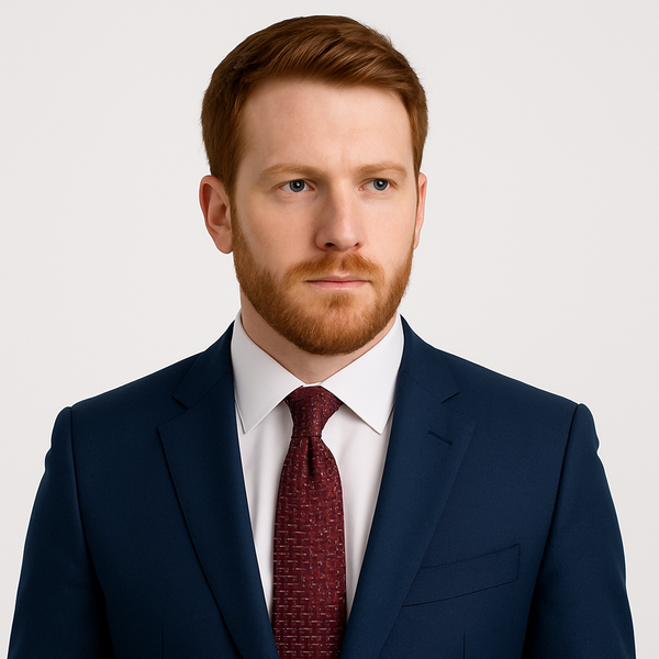 Cravate à Motifs et pochette MATHIAS