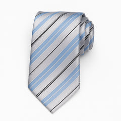 Cravate et Pochette Rayures GIOVANNI