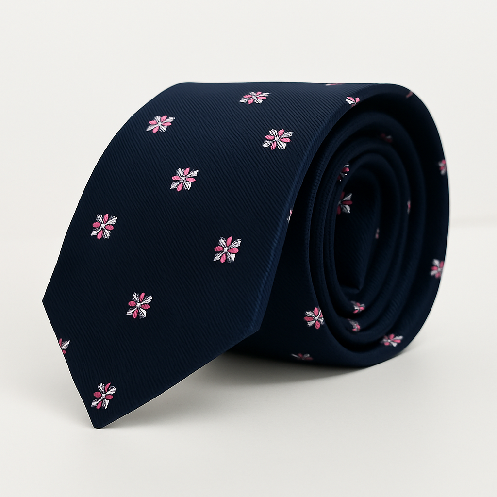 Cravate à Motifs Floraux ALESSANDRO