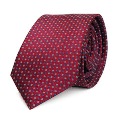 Cravate à Motifs et pochette MATHIAS