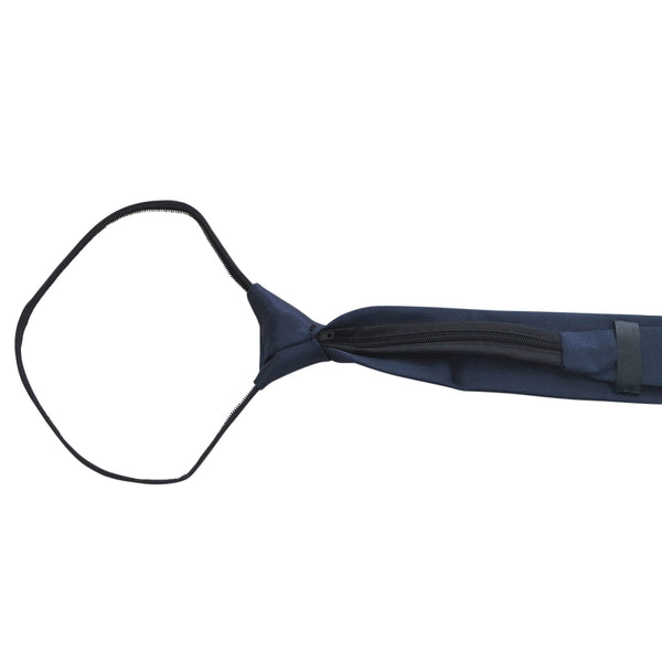 Cravate slim automatique Marine