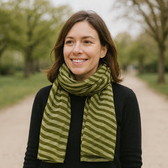 Mousseline ELENA Rayé