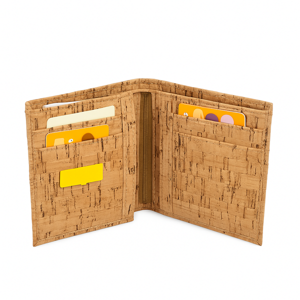Petit portefeuille en liège Modèle Esteban