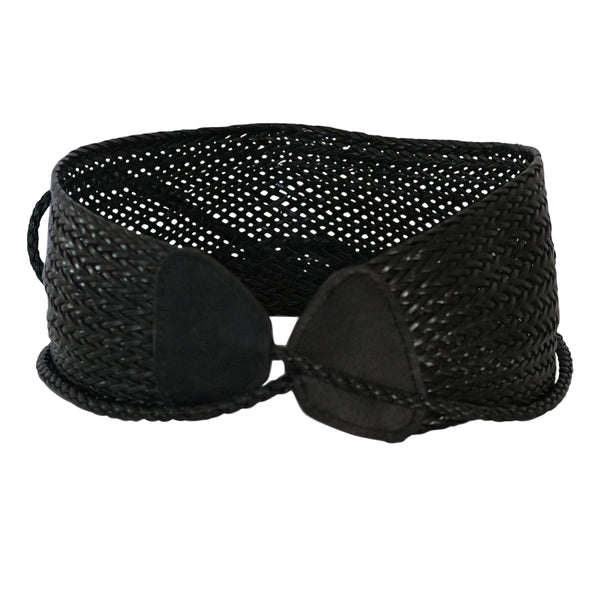 Ceinture large tressée BORAS