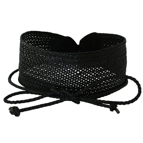 Ceinture large tressée BORAS – style bohème