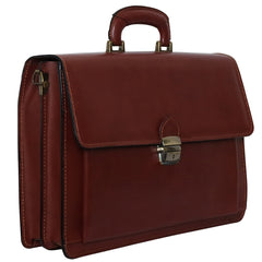 Cartable cuir italien THADEE