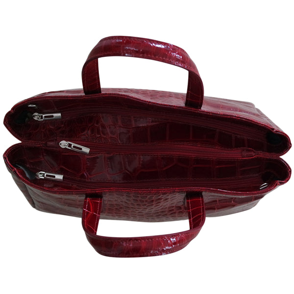 Sac a main cuir vernis