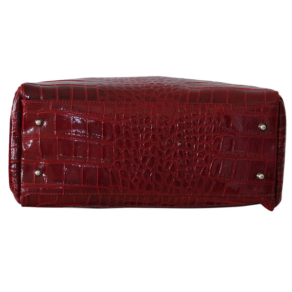 Sac a main cuir vernis