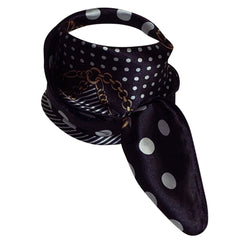 Foulard polysatin chainettes