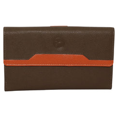 Compagnon portefeuille cuir bi-ton