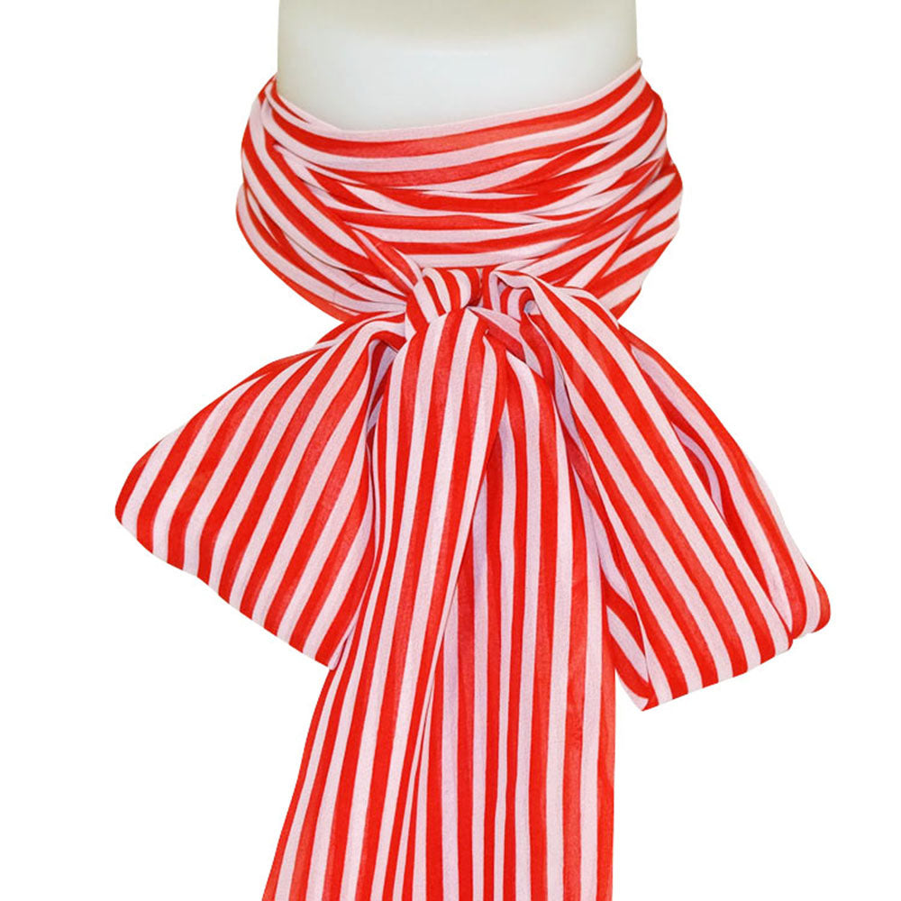 Grand foulard hotesse XENIA Rouge Chapeau Tendance