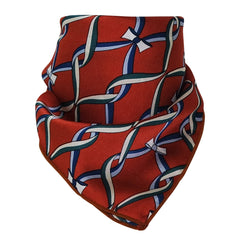 Foulard polysatin entrelacé