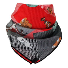 Foulard polysatin MAHALIA