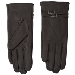 Gants cuir taupe SVEVIA