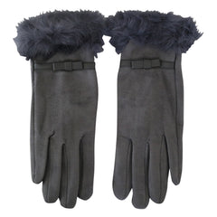 Gants fausse fourrure