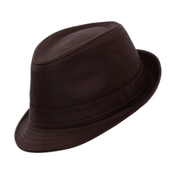 Chapeau trilby façon cuir MAX