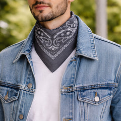 Bandana Uni Coton 55x55 cm – Foulard Carré Mixte