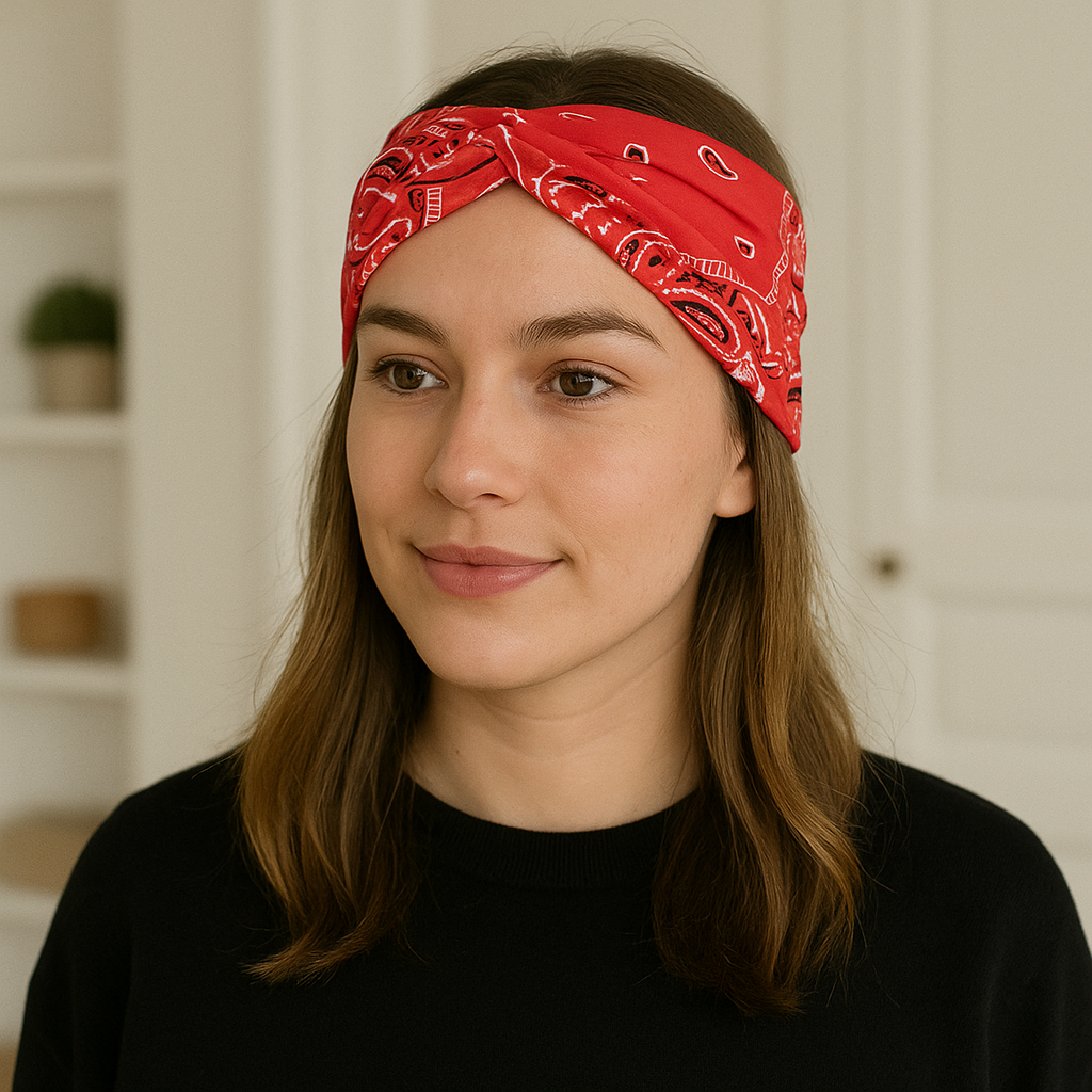 Bandeau bandana  imprimé paisley