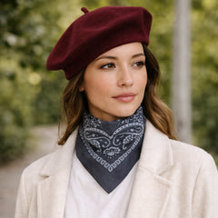 Béret Femme 100% Laine – Taille Unique – Doux et Élégant