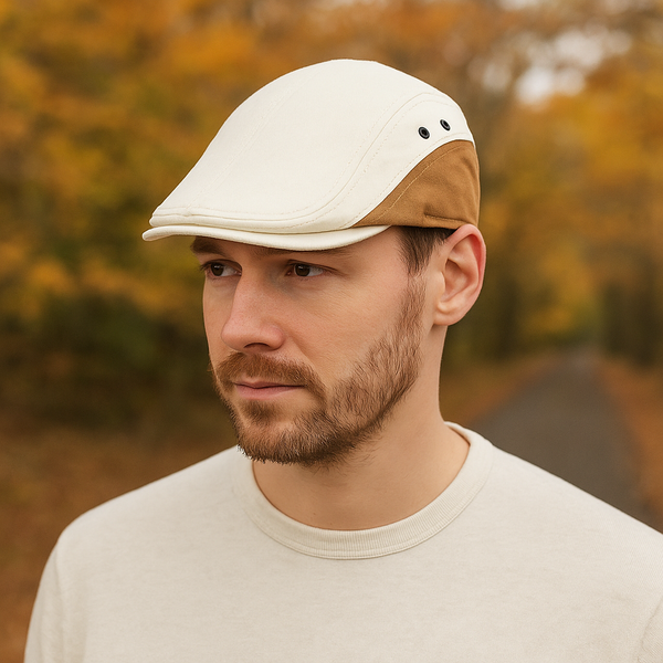 Casquette plate bicolore ALEXANDER