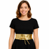 Ceinture large à nouer SAYAN – style élégant