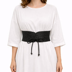 Ceinture large tressée BORAS – style bohème