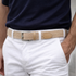 Ceinture Élastique 3 cm – Finition Cuir Synthétique ajustable