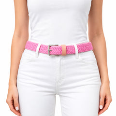 Ceinture tressée unie