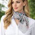 Foulard Polysatin INCA 60x60 cm – Carré Élégant Motif Ethnique