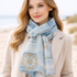 Grand foulard marin