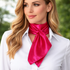 Foulard Polysatin Marwa 80x80 cm – Carré Satiné Femme – Écharpe