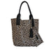 Sac cabas cuir léopard TYPHAINE