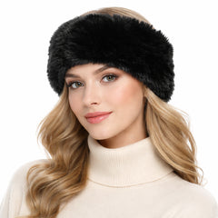 Turban fausse fourrure BELKIS