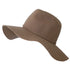 Chapeau capeline laine MILIE Marron camel / 56 Chapeau Tendance