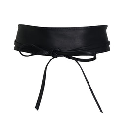Ceinture large en cuir CESIRA