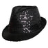 Chapeau de fête paillettes Noir Chapeau Tendance