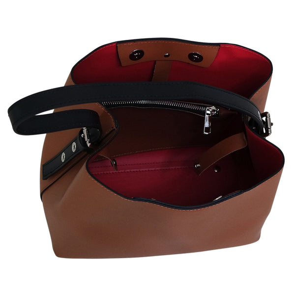 Sac à main cuir lisse italien