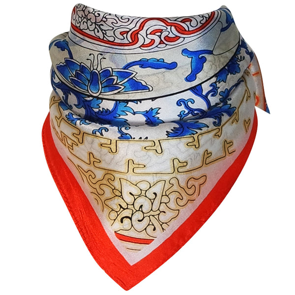 Foulard de soie LOTUS [variant_title] Chapeau Tendance