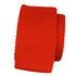 Cravate tricot uni Rouge Chapeau Tendance