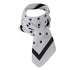 Foulard polysatin à pois Blanc Chapeau Tendance
