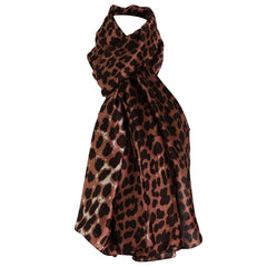 Grand foulard léopard PISAC