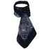 Foulard polysatin fantaisie Bleu marine Chapeau Tendance