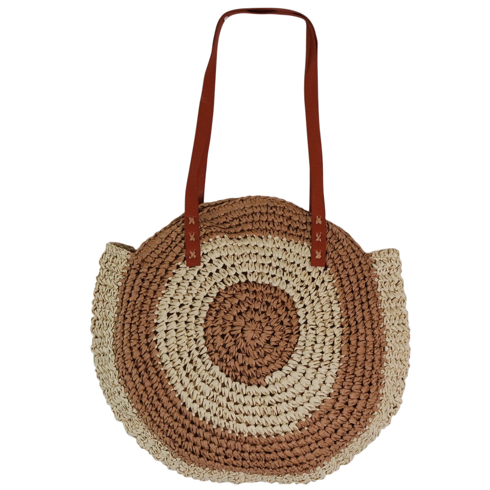 Round Woven Sac A Main Raphia Rond Sac Raphia Petit Sac Rond En