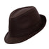 Chapeau trilby façon cuir MAX Marron / 55 Chapeau Tendance